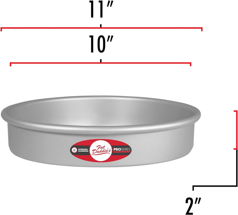 Fat Daddios Anodized Aluminum Round Cake Pan - 8x4 inch