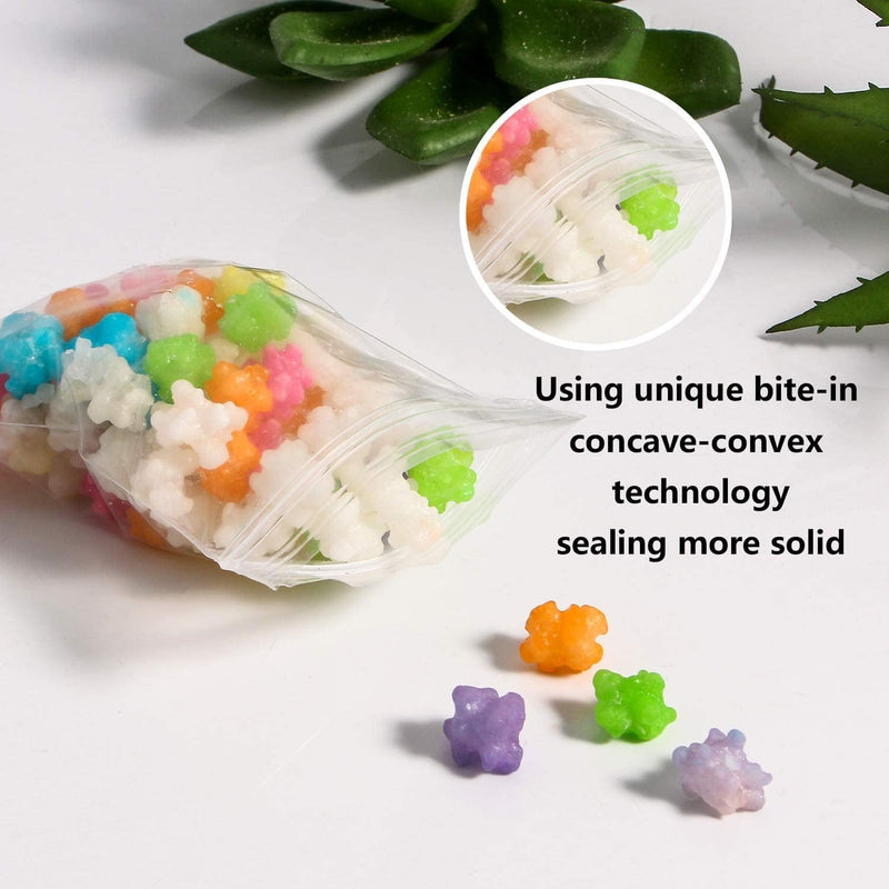 400 Small Ziplock Bags - 2 x 3 Inches Resealable Self Sealing Clear Plastic Bags for Jewelry Cookies Candy Birthday Parties