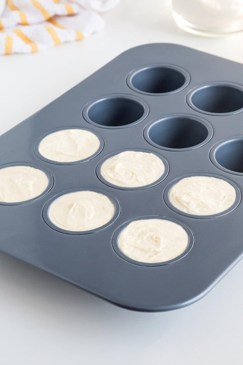 Non-Stick Baking Pan - 12 Cup Silver Whoopie Pie - Fox Run