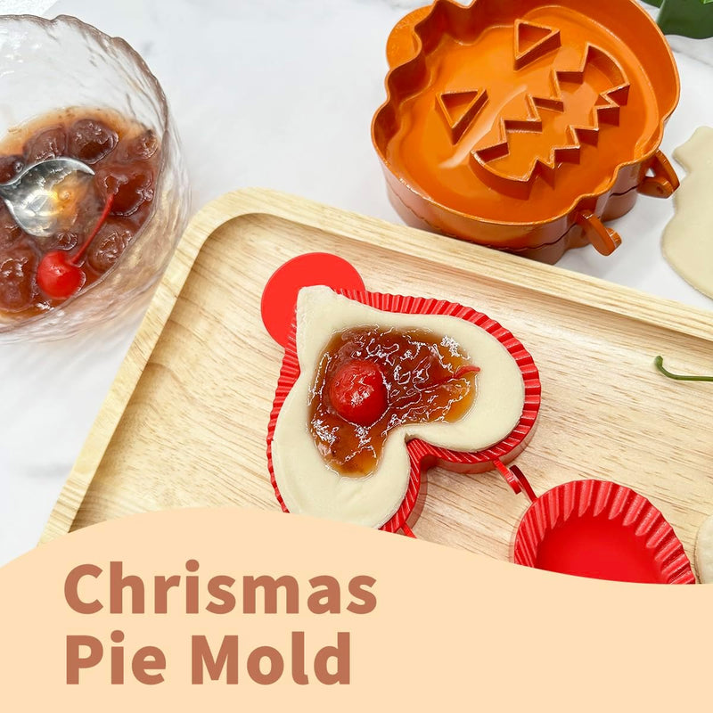 Pocket Pie Molds Hand Pie Molds - Apple Pumpkin and Acorn Shapes