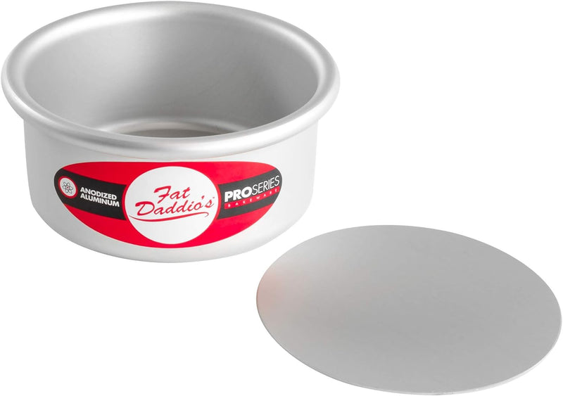 Fat Daddios 6x3 Inch Round Cheesecake Pan - Silver