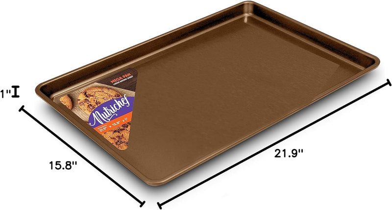 Nutrichef Baking Trays - 2 Piece Set