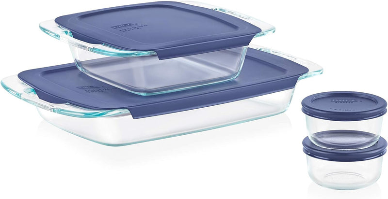 Pyrex Easy Grab 4-PC Extra Large Baking Set with Lids and Handles