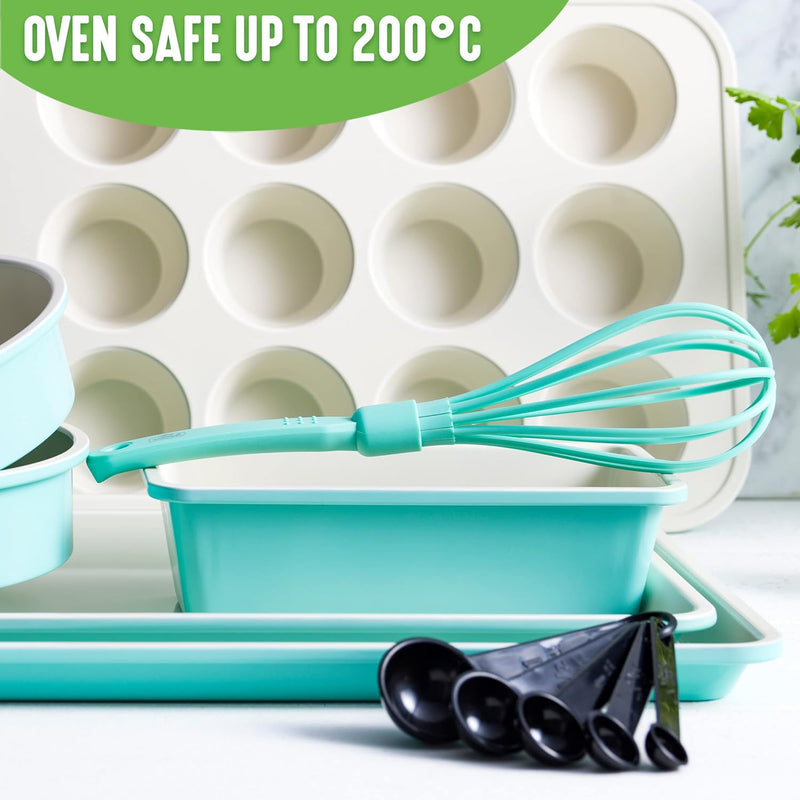 13x9 GreenLife Ceramic Nonstick Cake Baking Pan - Turquoise