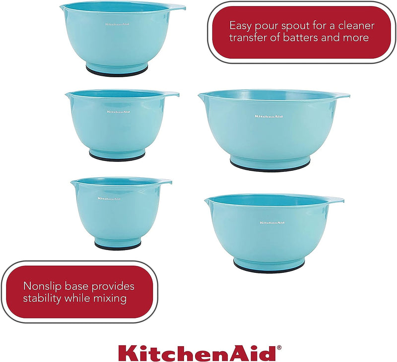 KitchenAid Mixing Bowls Set of 3 Empire Red 2 Quarts