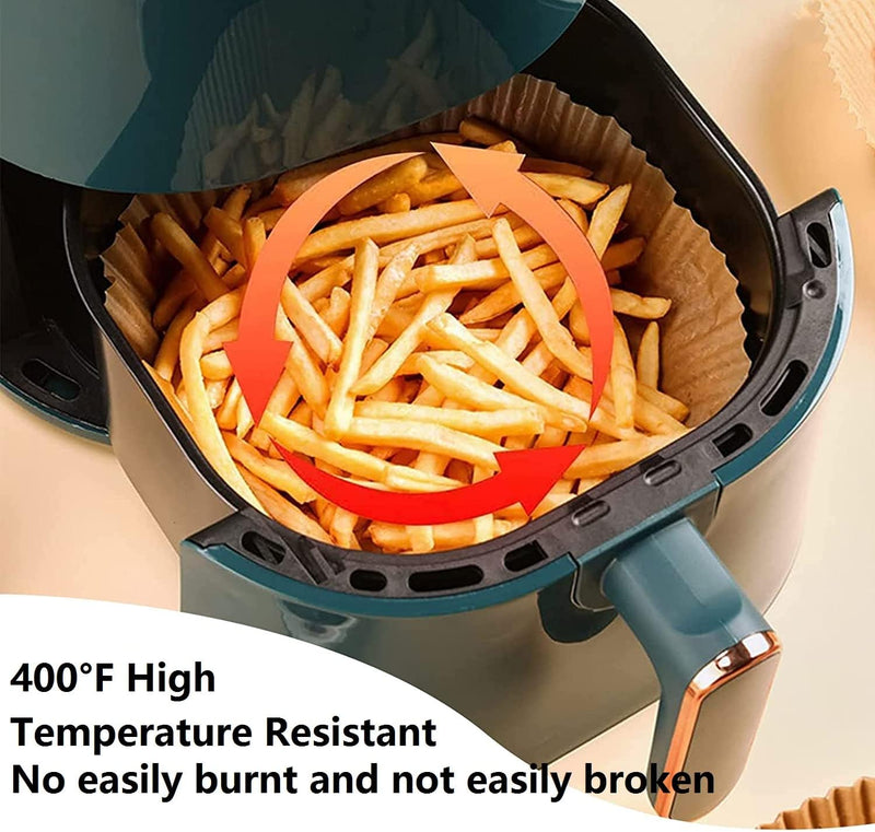 Disposable Air Fryer Liners - 100 Non-stick Parchment Sheets 63inch Round