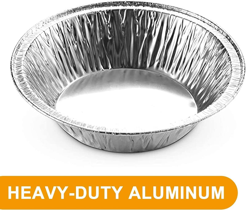 Mini Aluminum Pie Pans - 50 Pack for Bakeries Cafes and Restaurants