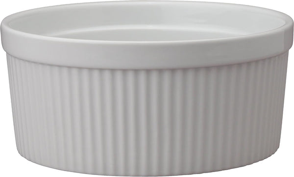 Harold Import Co Kitchen Souffle - Fine White Porcelain - 64oz - 2qt