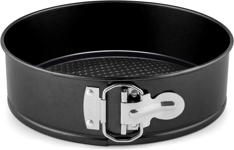 Zulay Premium 9 Nonstick Springform Pan with Removable Bottom and Leak-Proof Design - Black