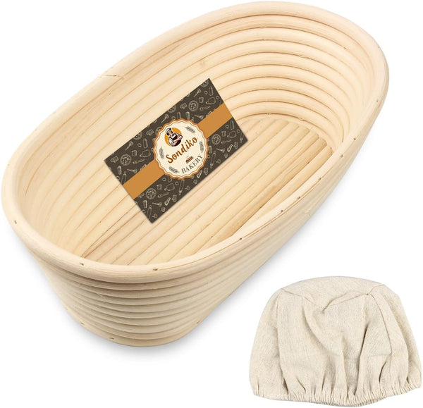 Handmade Banneton Bread Proofing Basket for Sourdough Bread Baking - 96 x 6 x 3 inches