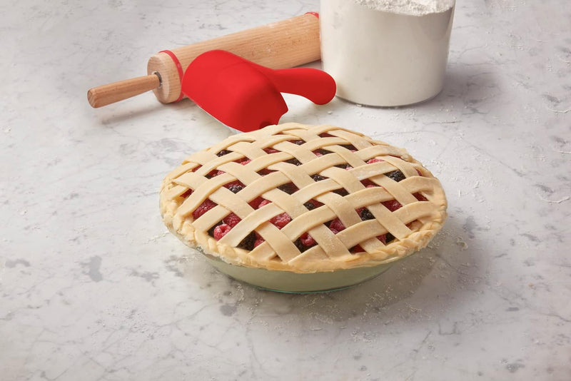 Talisman Designs Baking Pie Crust Shield Protector Cover for Edges of Pie - 8-inch to 11.5-inch Adjustable Silicone Baking Accessory for Making the Perfect Pie | Set of 1