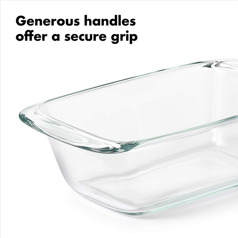 OXO Good Grips Glass 1.6 Qt Loaf Baking Dish with Lid