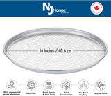 Norjac Pizza Pan with Holes, 12 Inch, 2 Pack, Restaurant-Grade, 100% Aluminum, Perforated Pizza Pan, Oven-Safe, Rust-Free.
