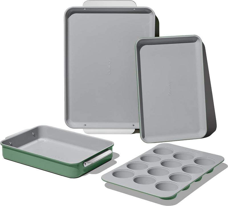 11-Piece Non-Toxic Ceramic Bakeware Set - PTFE  PFOA-Free