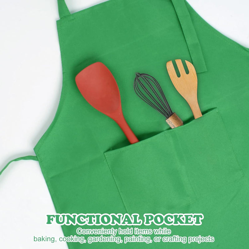 Kids Chef Apron and Hat Set for Cooking Baking and Painting