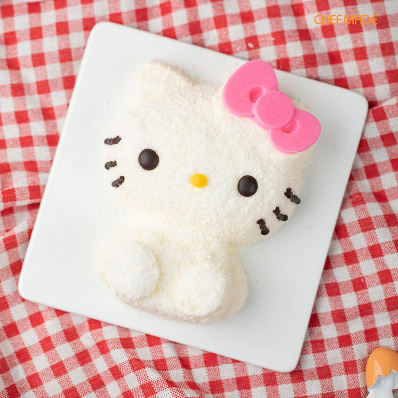 Hello Kitty Cake Pan - 4 Non-Stick Silicone Molds for Oven  Instant Pot Pink