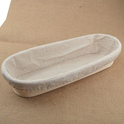 Handmade Banneton Bread Dough Proofing Basket with Linen Liner