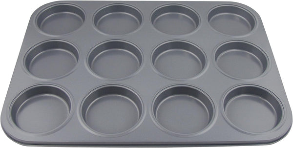 Fox Run Non-Stick Baking Pan, 12 Cup Standard Whoopie Pie, Silver