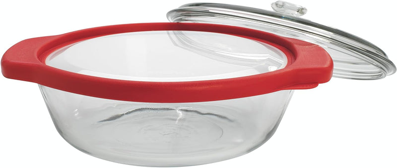 Anchor Hocking Square Glass Baking Dish with Cherry Lid - 8-Inch