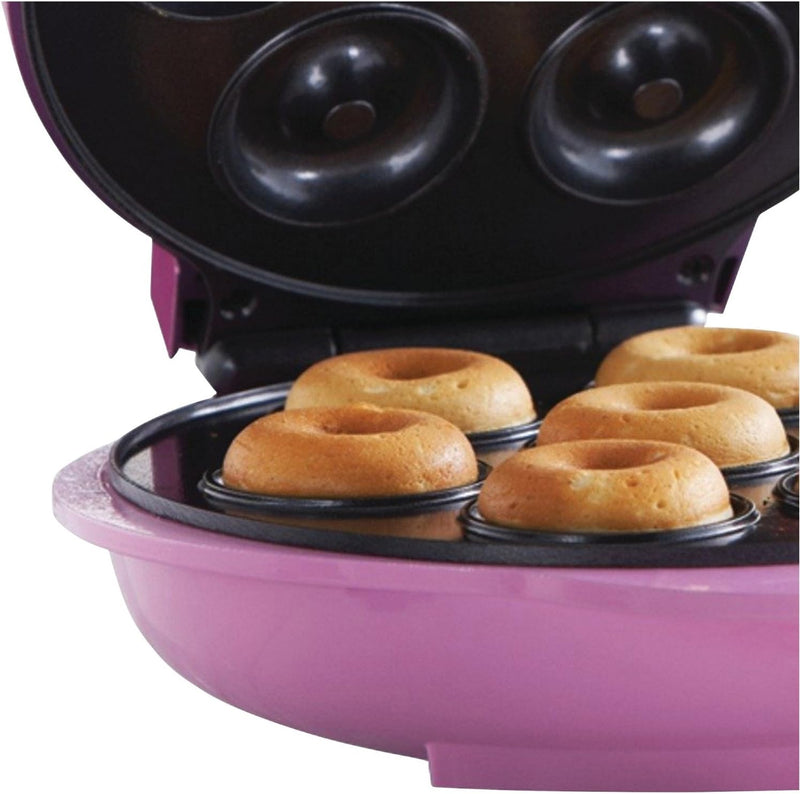 Brentwood Mini Donut Maker - Non-Stick Pink