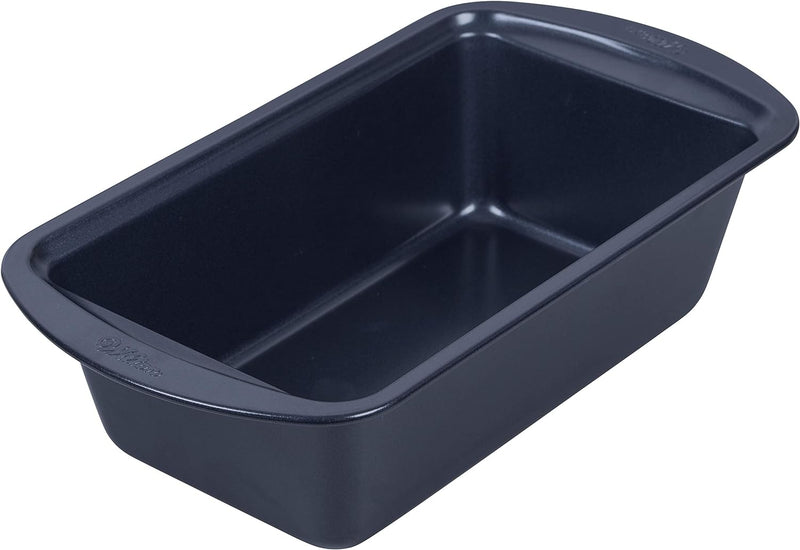 Wilton Non-Stick Diamond-Infused 9x5-inch Loaf Baking Pan - Navy Blue