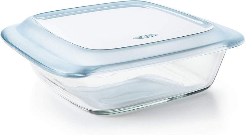 OXO Good Grips Glass 1.6 Qt Loaf Baking Dish with Lid