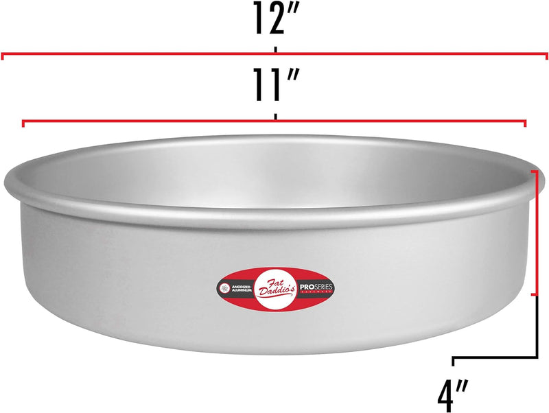 Fat Daddios Anodized Aluminum Round Cake Pan - 8x4 inch