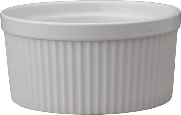 Harold Import Co Kitchen Souffle - Fine White Porcelain - 64oz - 2qt