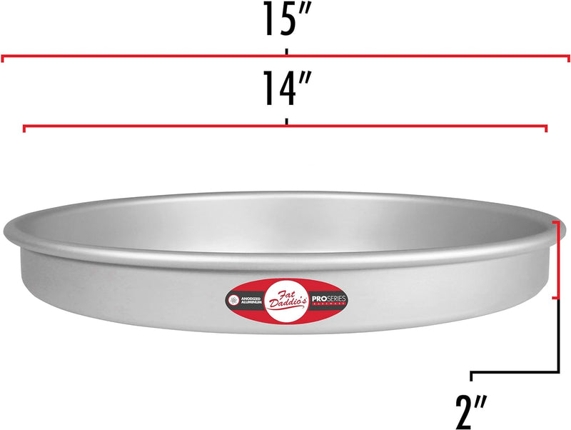 Fat Daddios Anodized Aluminum Round Cake Pan - 8x4 inch