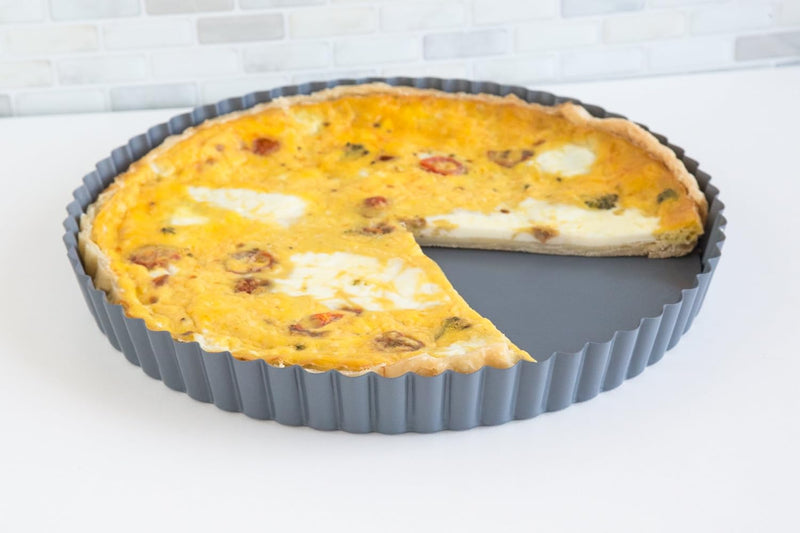 Non-Stick Tart and Quiche Pan - 95-inch with Removable Loose Bottom