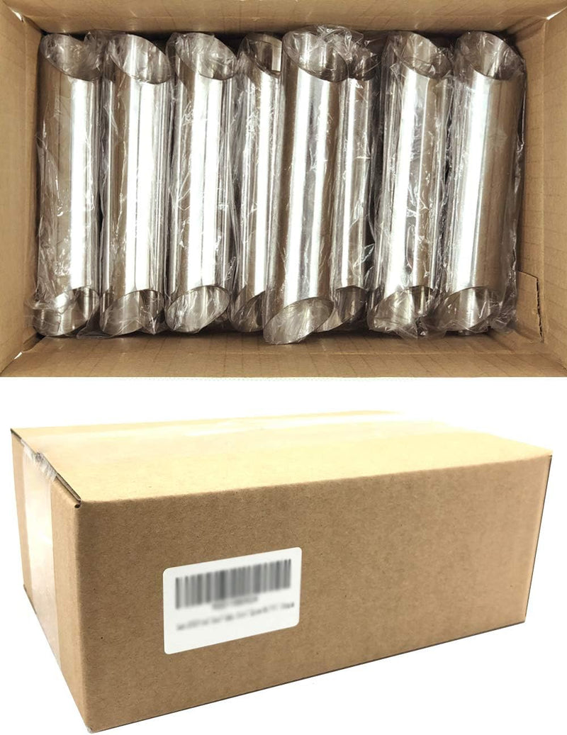 Large Stainless Steel Cannoli Tubes - Pack of 15