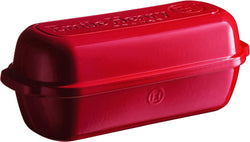 Emile Henry Loaf Baker - Burgundy Bread Loaf Baking Pan