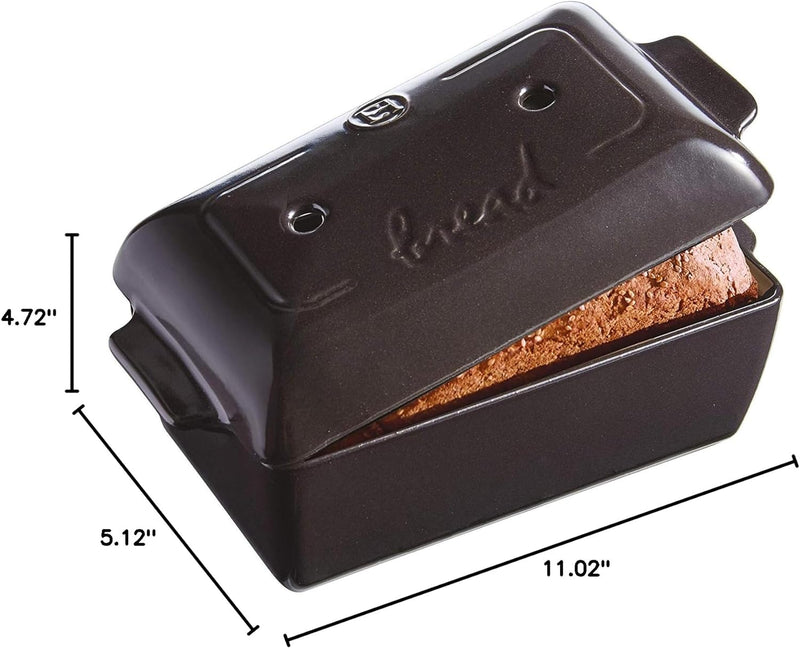 Emile Henry Loaf Baker - Burgundy Bread Loaf Baking Pan