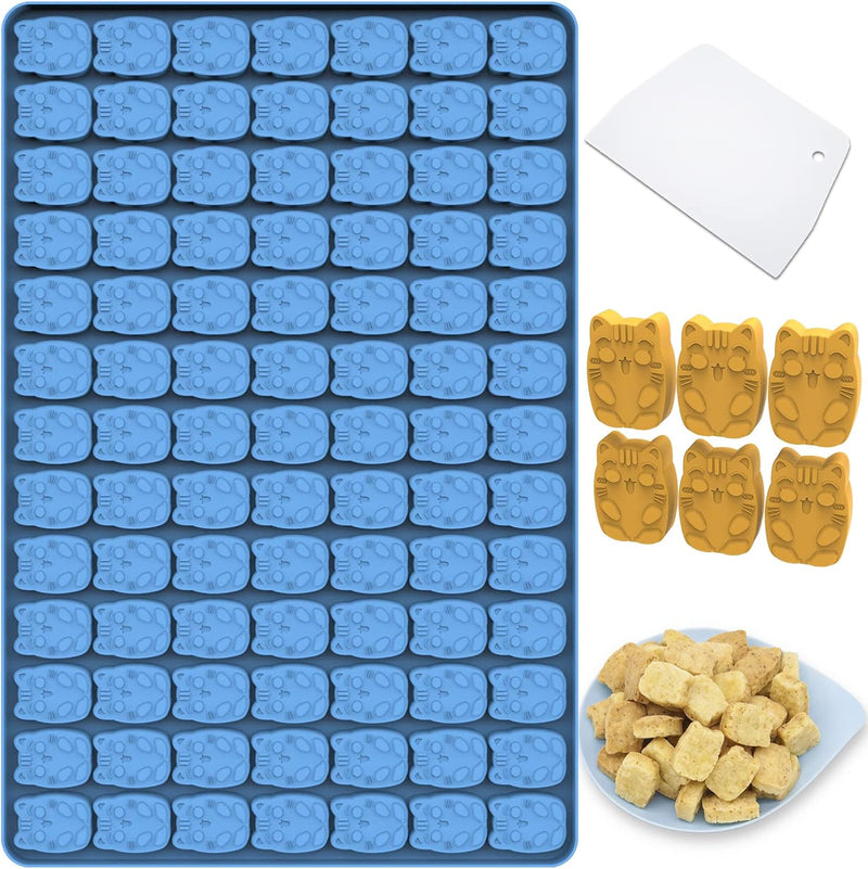 77 Gingerbread Man Silicone Molds - Food Grade for Baking Pudding Candy - with Baking Scraper