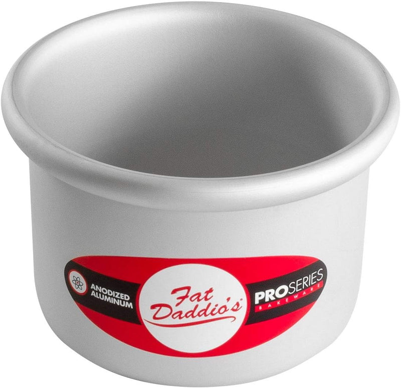 Fat Daddios Anodized Aluminum Round Cake Pan - 8x4 inch