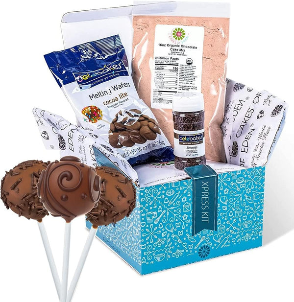 Complete Cake Pop Maker Kit - Nonstick Silicone Includes Stand Molds Sticks Melting Pot Decorating Pen Twist Ties