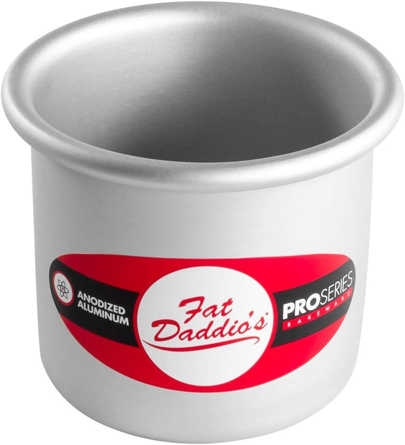 Fat Daddios 6x3 Inch Round Cheesecake Pan - Silver