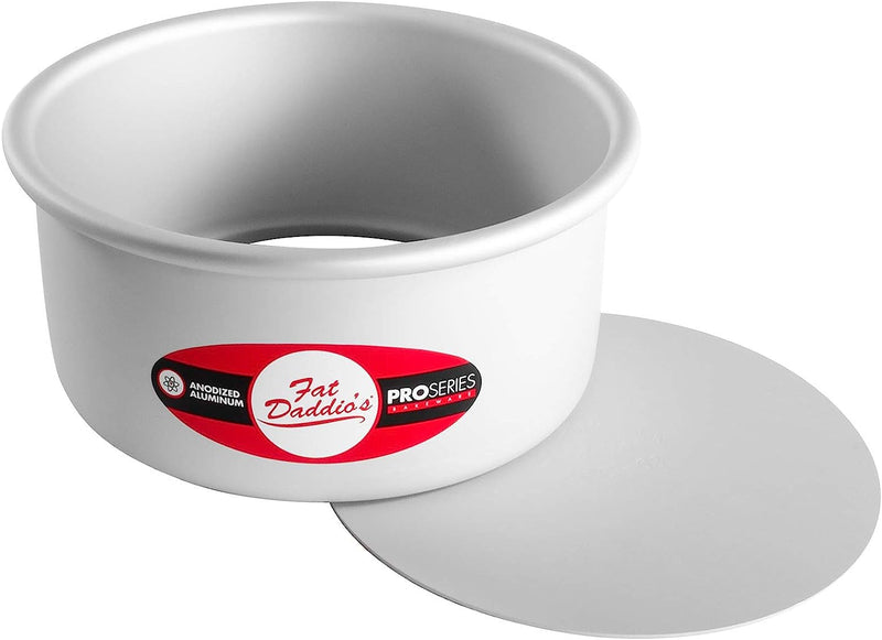 Fat Daddios 6x3 Inch Round Cheesecake Pan - Silver