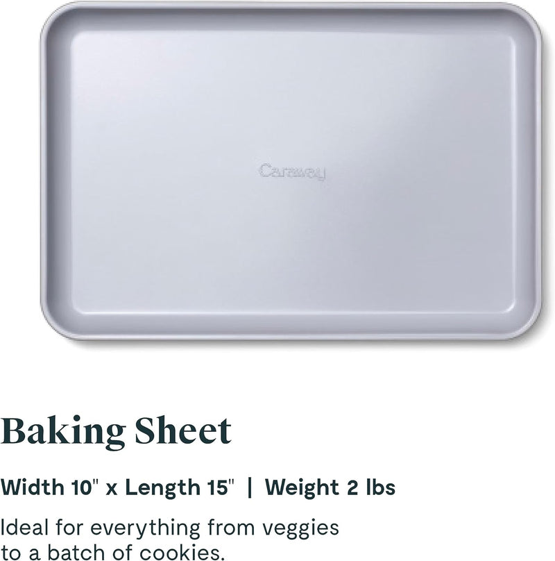 Non-Stick Ceramic Baking Sheet - Naturally Slick Coating - Non-Toxic - Perfect for Baking  Roasting - Large Size - Cream