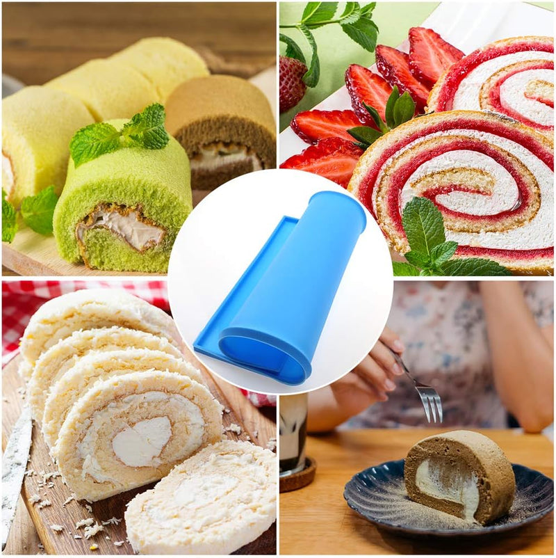 2-Piece Swiss Roll Baking Tray Set - Silicone