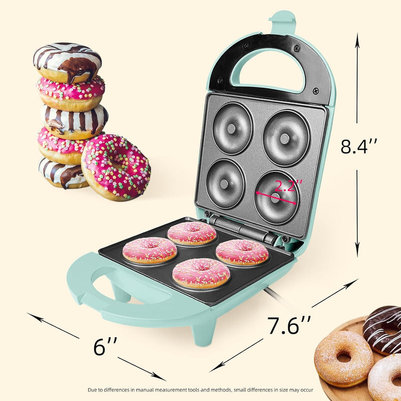 Mini Donut Maker for Kids - Makes 4 Doughnuts