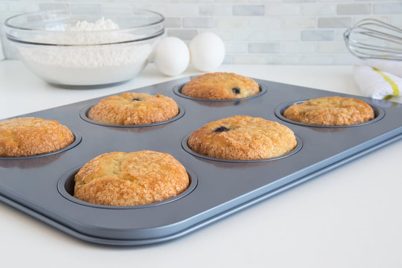 Non-Stick Baking Pan - 12 Cup Silver Whoopie Pie - Fox Run