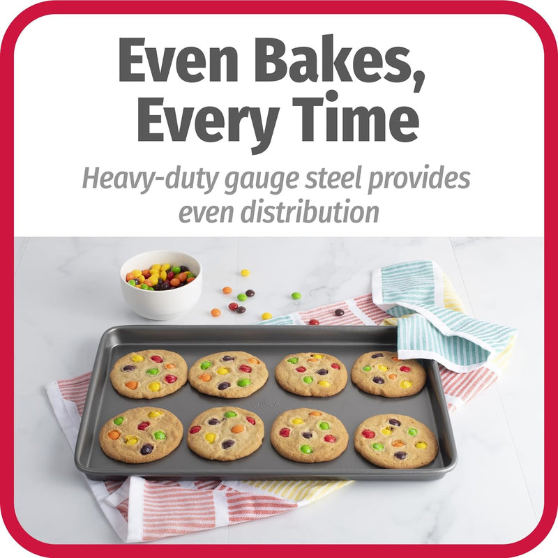 Nonstick Cookie Sheet Set - Goodcook 3-Piece Steel Set