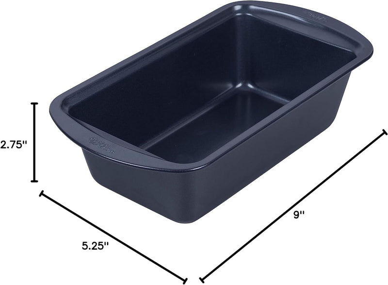 Wilton Non-Stick Diamond-Infused 9x5-inch Loaf Baking Pan - Navy Blue