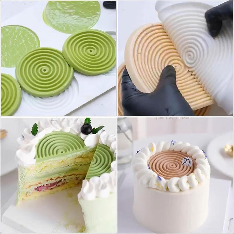 AFINSEA 3D Silicone Baking Molds for Cakes - 8-Cavity