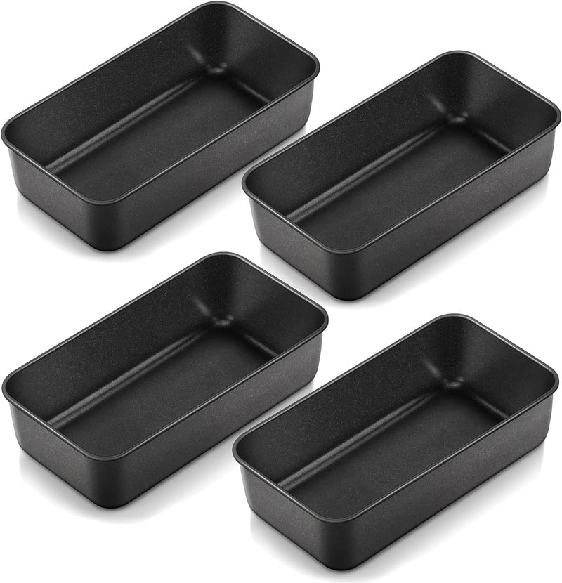 TeamFar Loaf Pans - Set of 2 Stainless Steel Baking Pans for Bread and Meatloaf - Oven  Dishwasher Safe