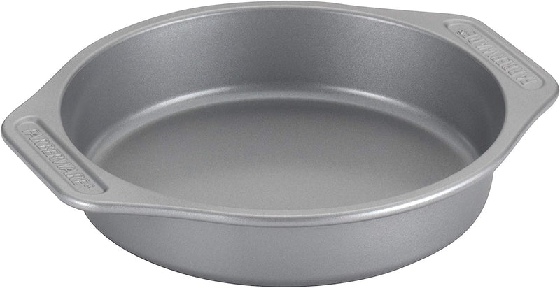 Farberware Nonstick Steel Bakeware Set - 10-Piece with Cooling Rack Gray