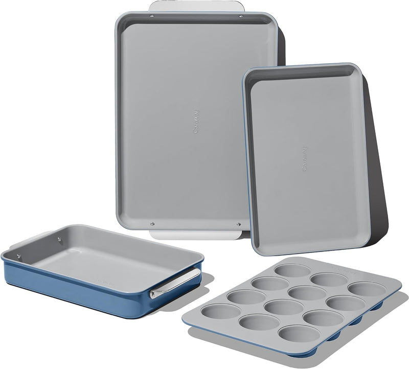 11-Piece Non-Toxic Ceramic Bakeware Set - PTFE  PFOA-Free