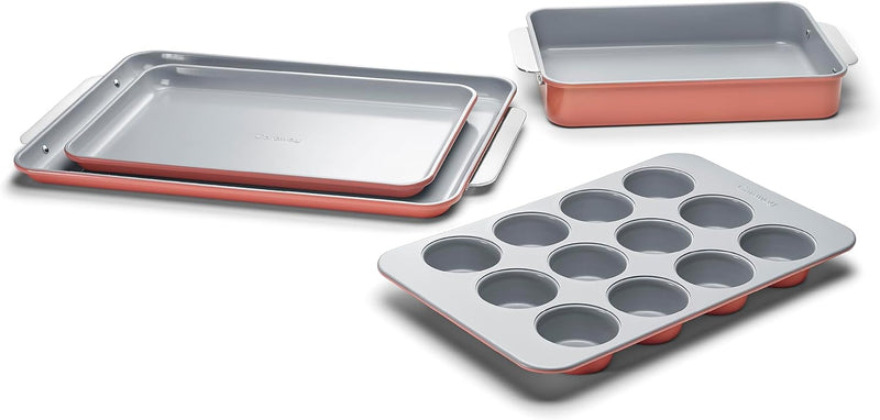 11-Piece Non-Toxic Ceramic Bakeware Set - PTFE  PFOA-Free