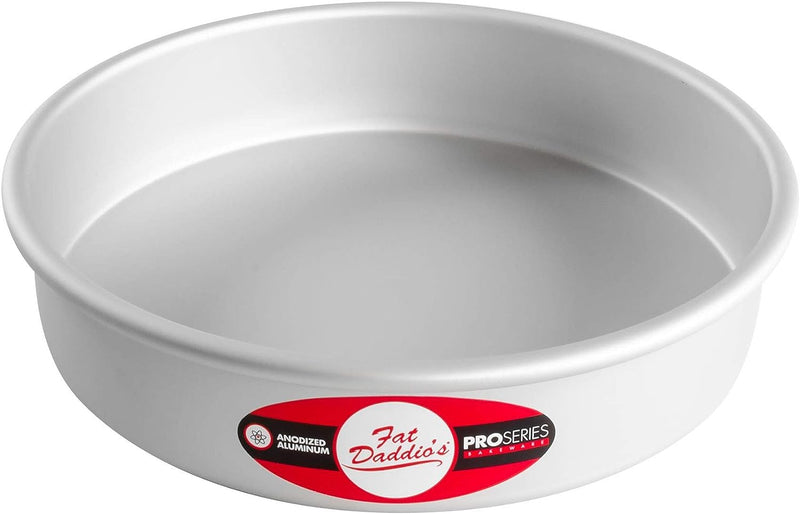 Fat Daddios Anodized Aluminum Round Cake Pan - 8x4 inch